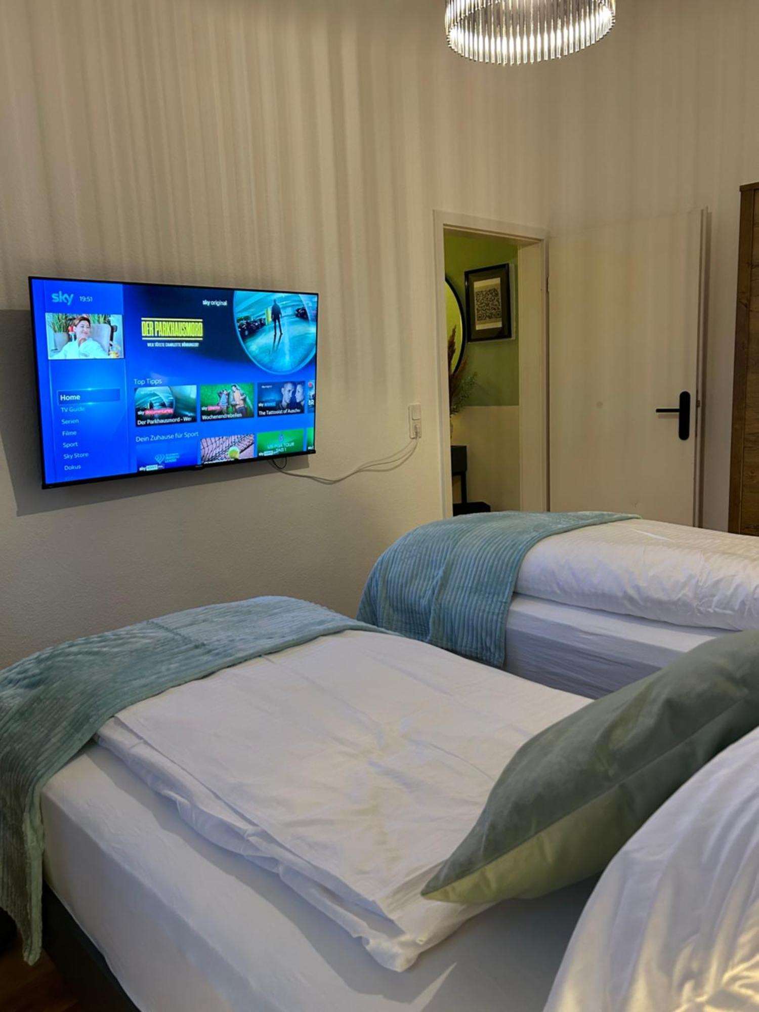 Mintara Komfort Apartment Mit Grill -Terrasse, Sky Und Parkplatz Magdeburg Szoba fotó