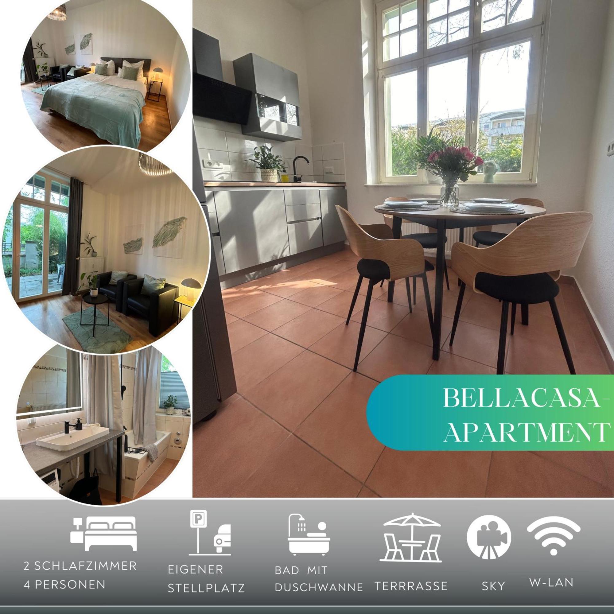 Mintara Komfort Apartment Mit Grill -Terrasse, Sky Und Parkplatz Magdeburg Kültér fotó